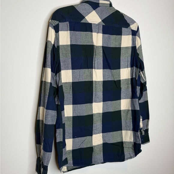 Vans Box checked flannel shirt in navy - Picture 14 of 14